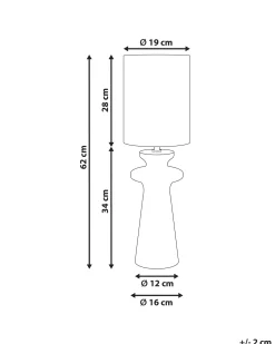 Lampa stołowa OTEROS Czerwony