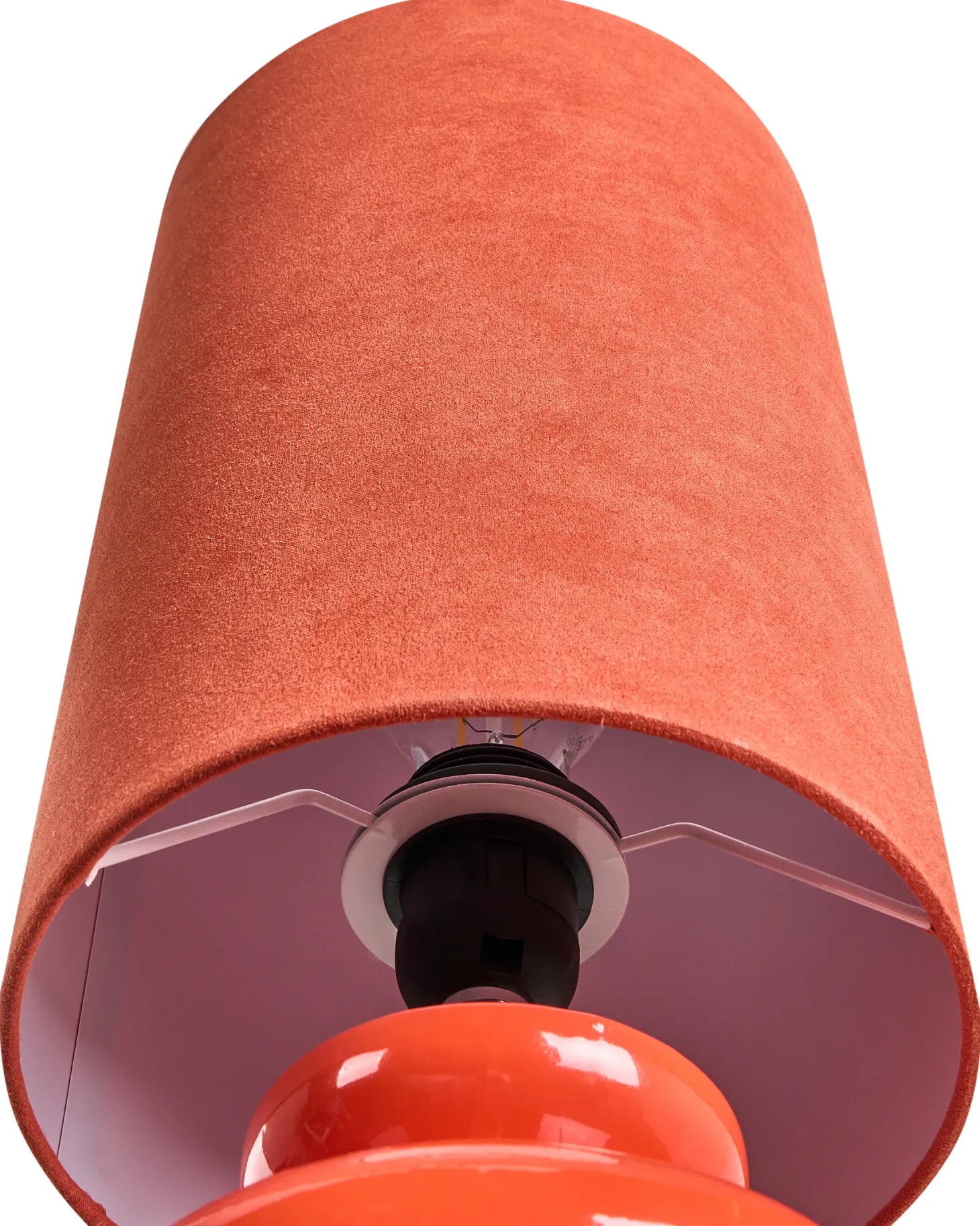 Lampa stołowa OTEROS Czerwony