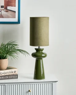 Lampa stołowa OTEROS Oliwkowy