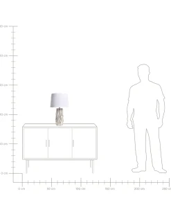 Lampa stołowa PATUCA Ceramika Biały
