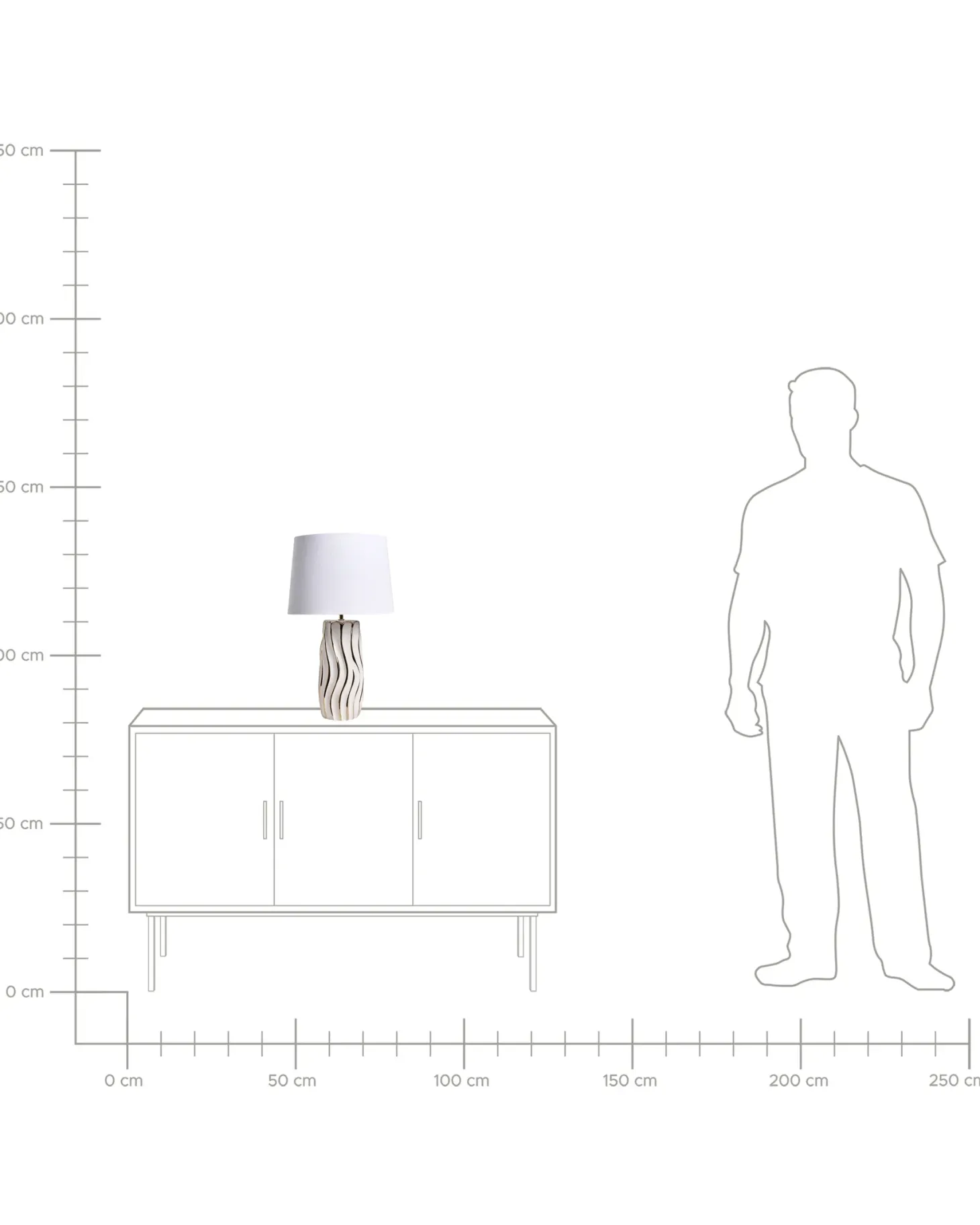 Lampa stołowa PATUCA Ceramika Biały