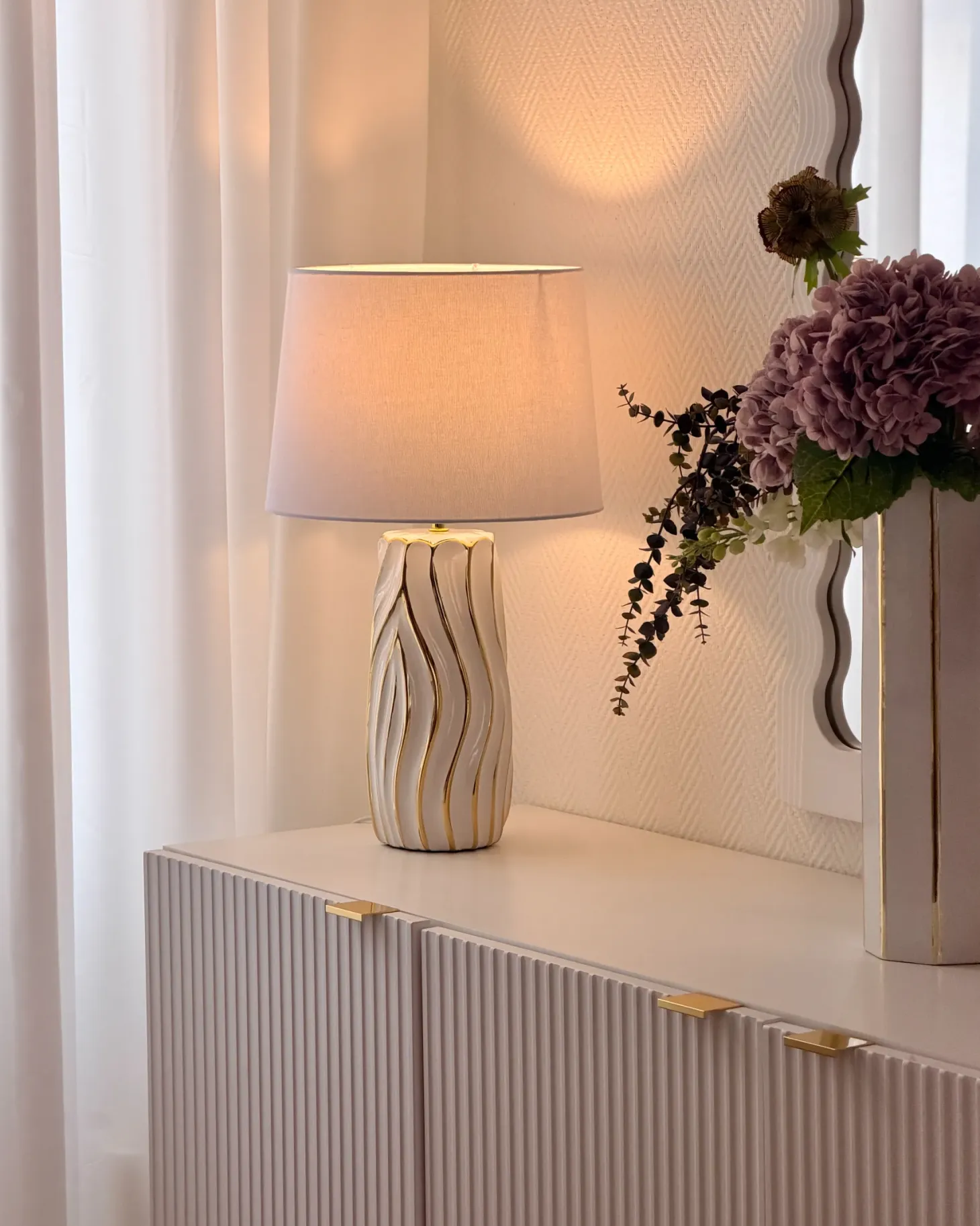 Lampa stołowa PATUCA Ceramika Biały