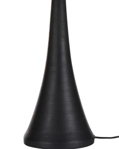 Lampa stołowa PELLEJAS Drewno mango Czarny