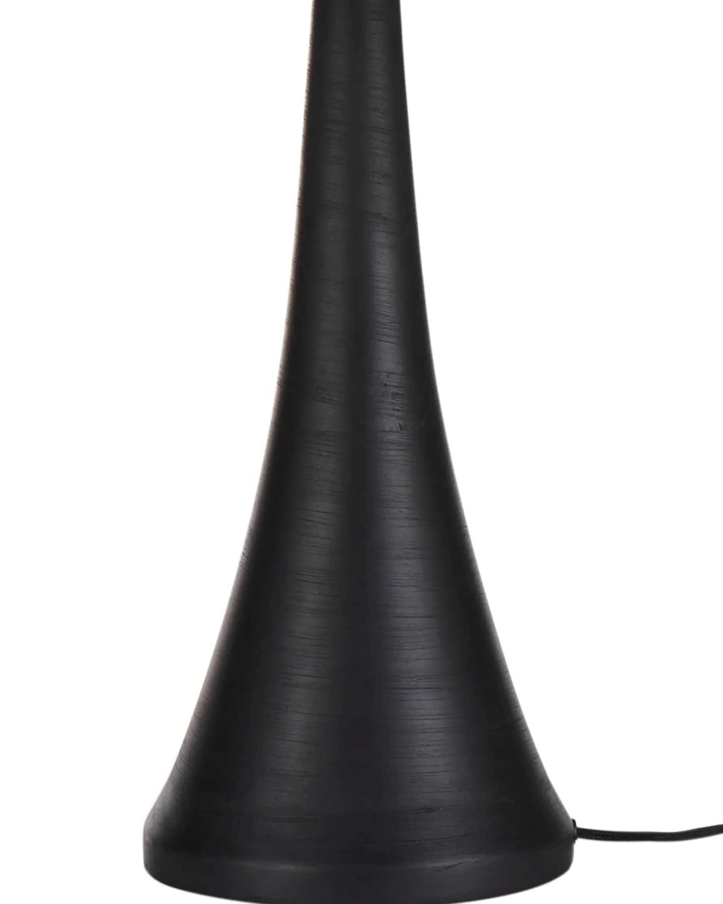 Lampa stołowa PELLEJAS Drewno mango Czarny