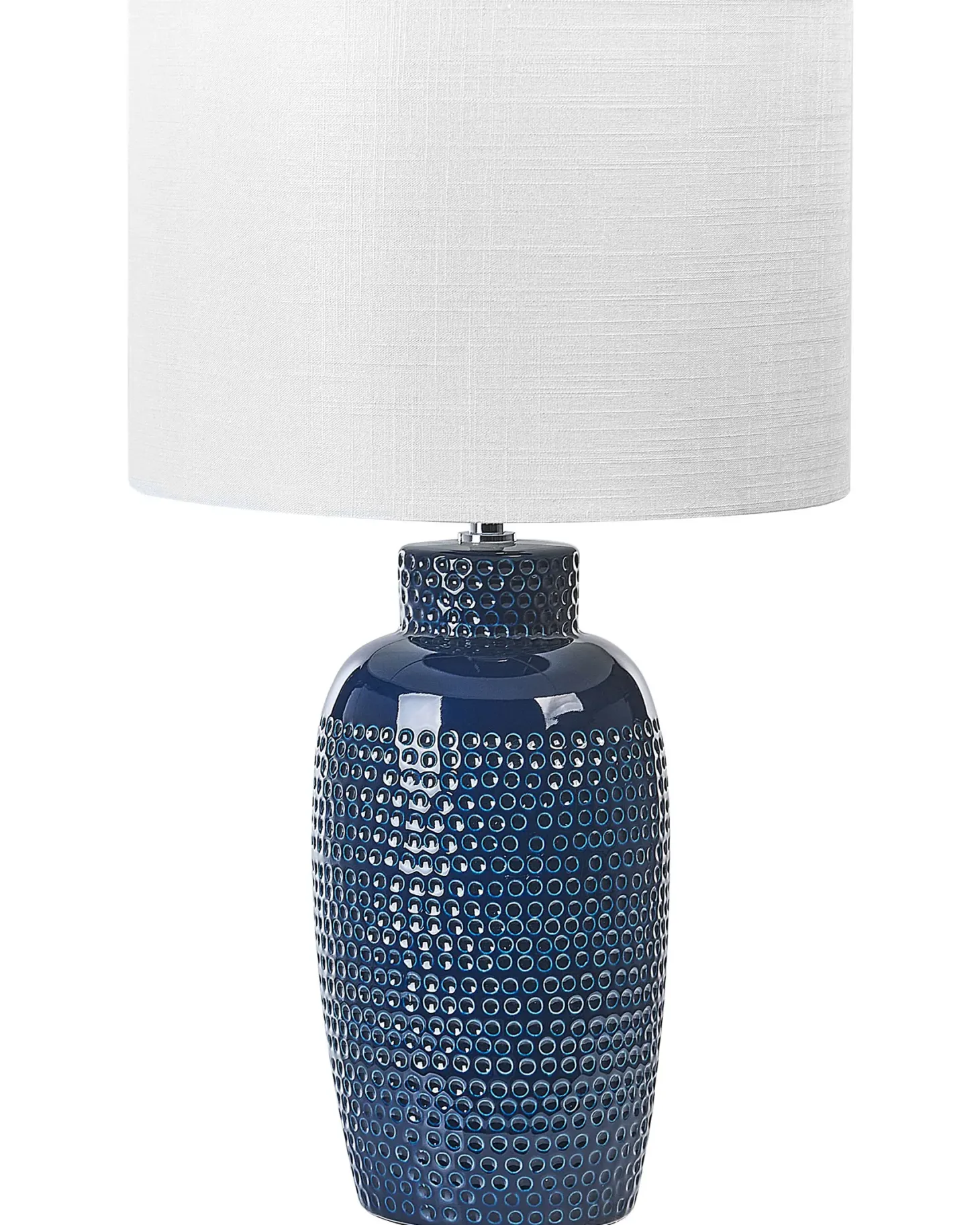 Lampa stołowa PERLIS Ceramika Granatowy