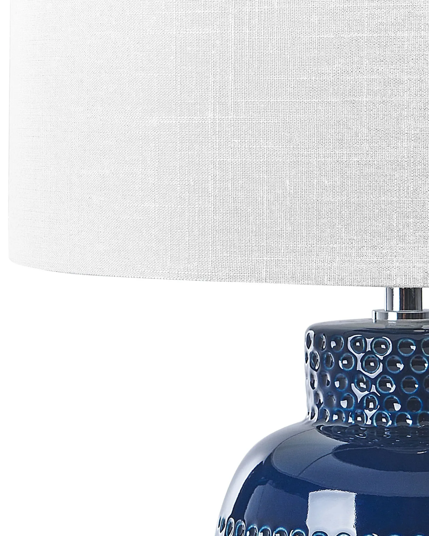 Lampa stołowa PERLIS Ceramika Granatowy