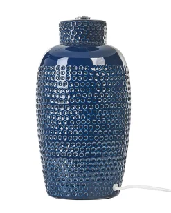 Lampa stołowa PERLIS Ceramika Granatowy