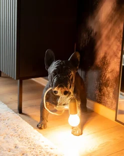 Lampa stołowa Pies BAXTER Czarny