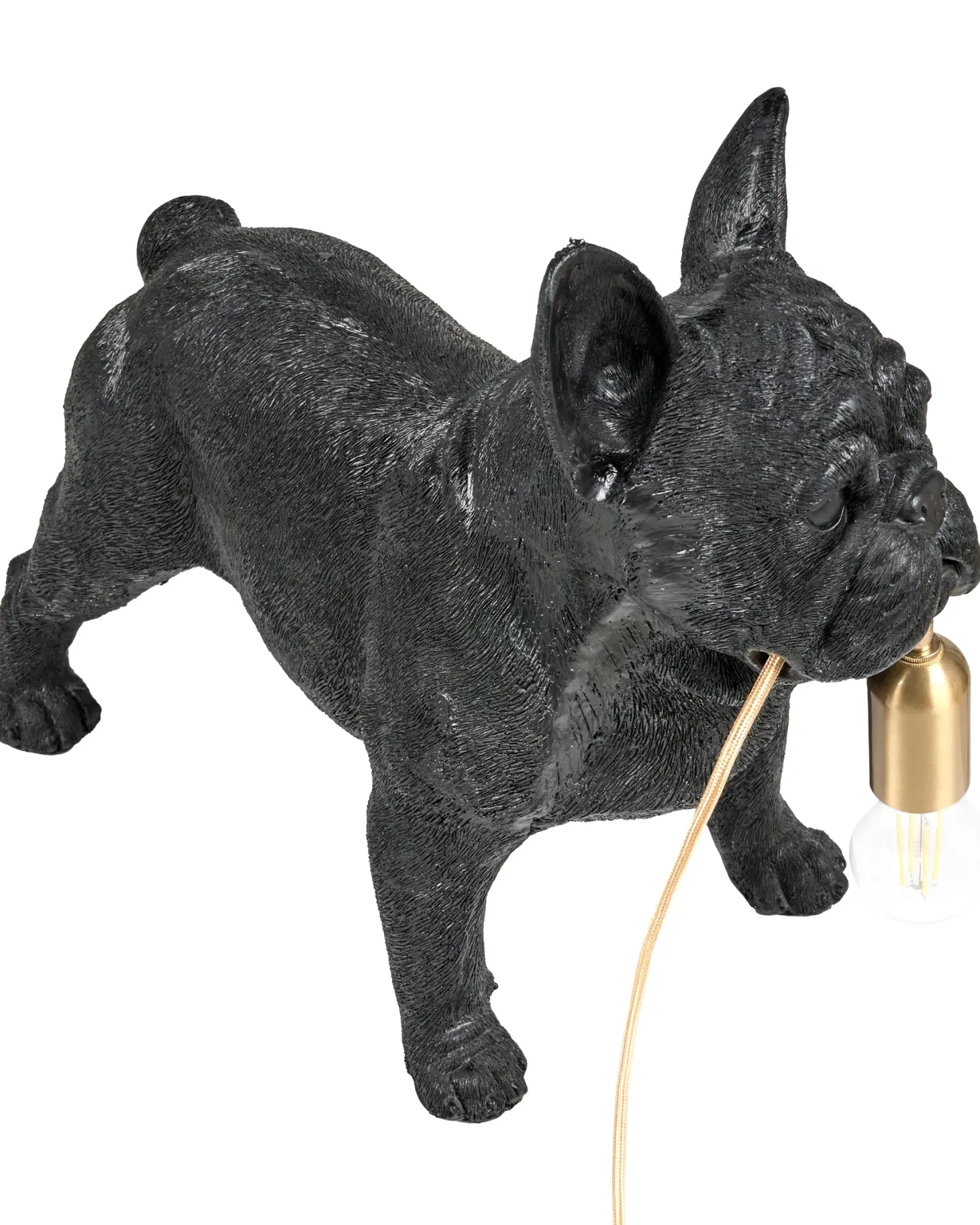 Lampa stołowa Pies BAXTER Czarny