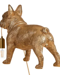 Lampa stołowa Pies BAXTER Złoty