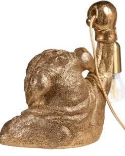 Lampa stołowa Pies MIKE Złoty