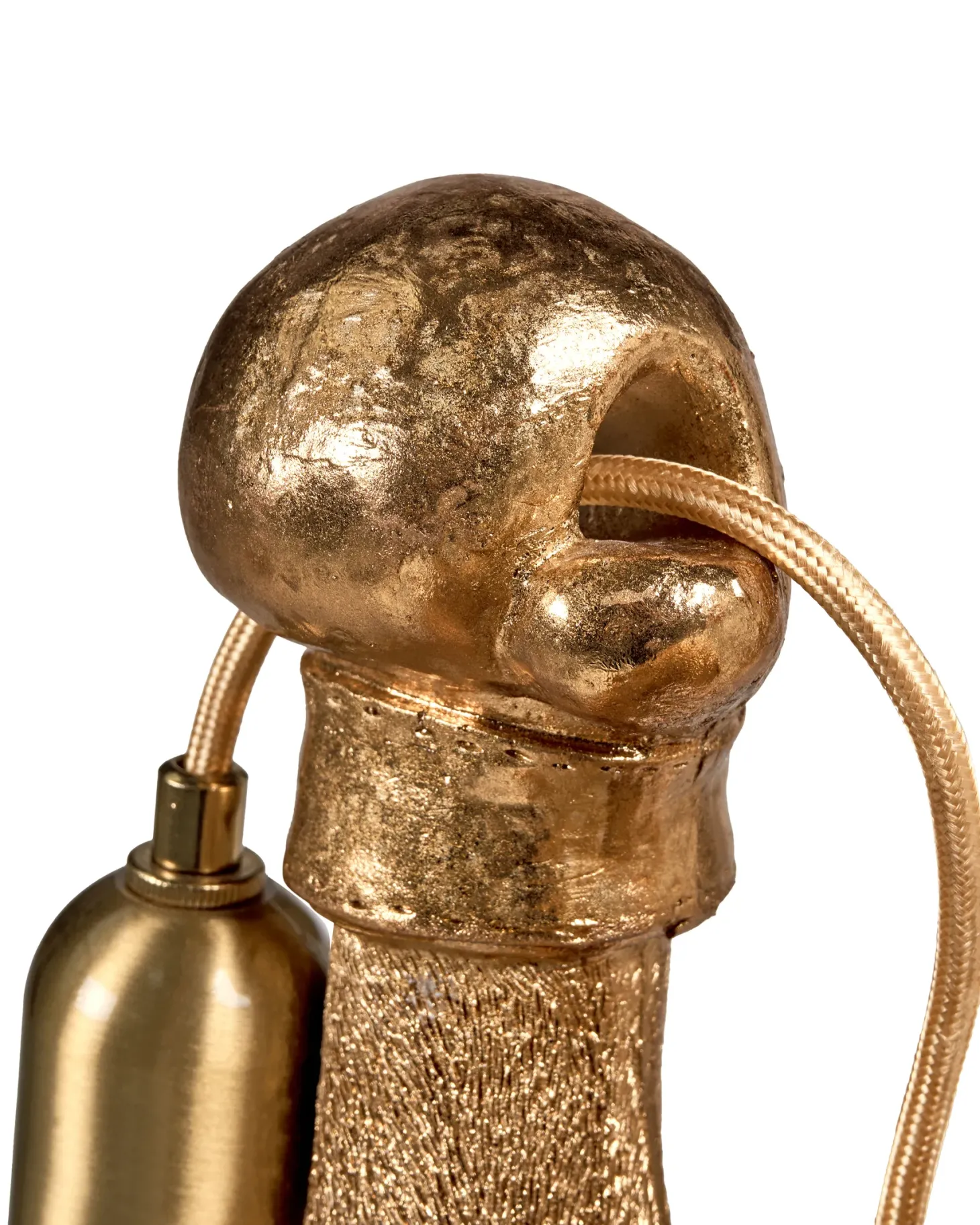 Lampa stołowa Pies MIKE Złoty
