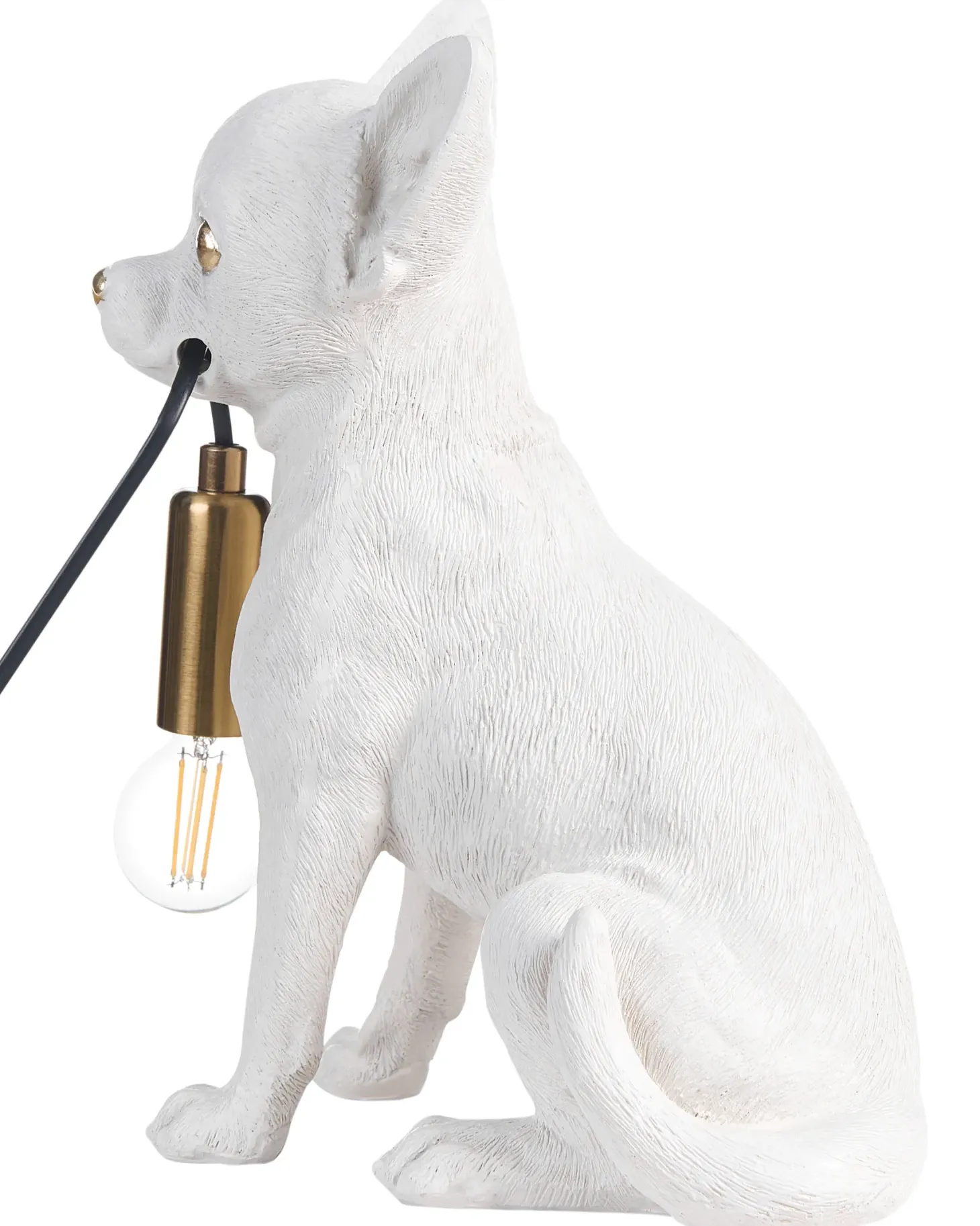 Lampa stołowa Pies ROCCO Biały