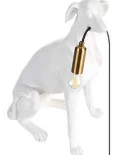Lampa stołowa Pies SPRINT Biały