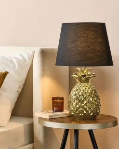 Lampa stołowa PINEAPPLE Ceramika Złoty