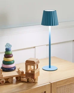 Lampa stołowa POMBEIRO Metal Błękitny