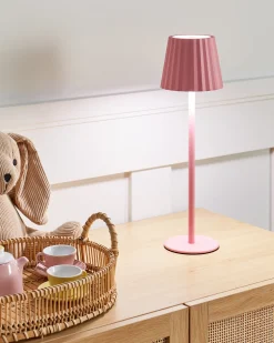 Lampa stołowa POMBEIRO Metal Pastelowy róż