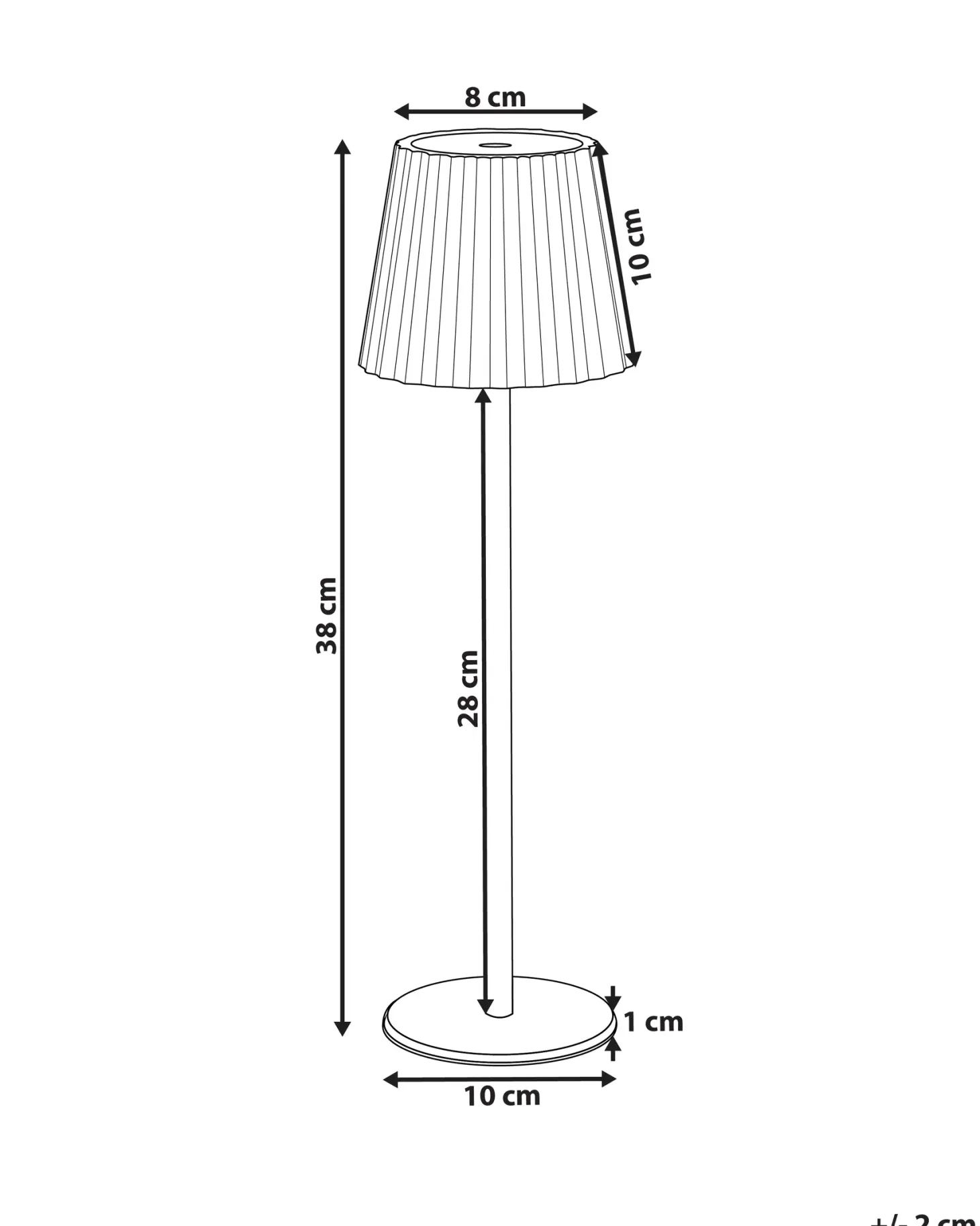 Lampa stołowa POMBEIRO Metal Pastelowy róż
