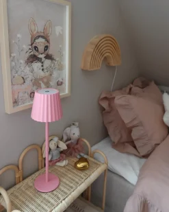 Lampa stołowa POMBEIRO Metal Pastelowy róż