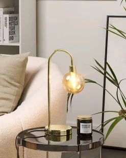 Lampa stołowa RAMIS Metal Złoty