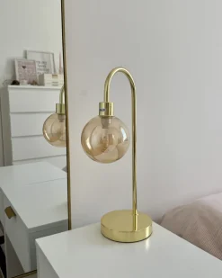 Lampa stołowa RAMIS Metal Złoty