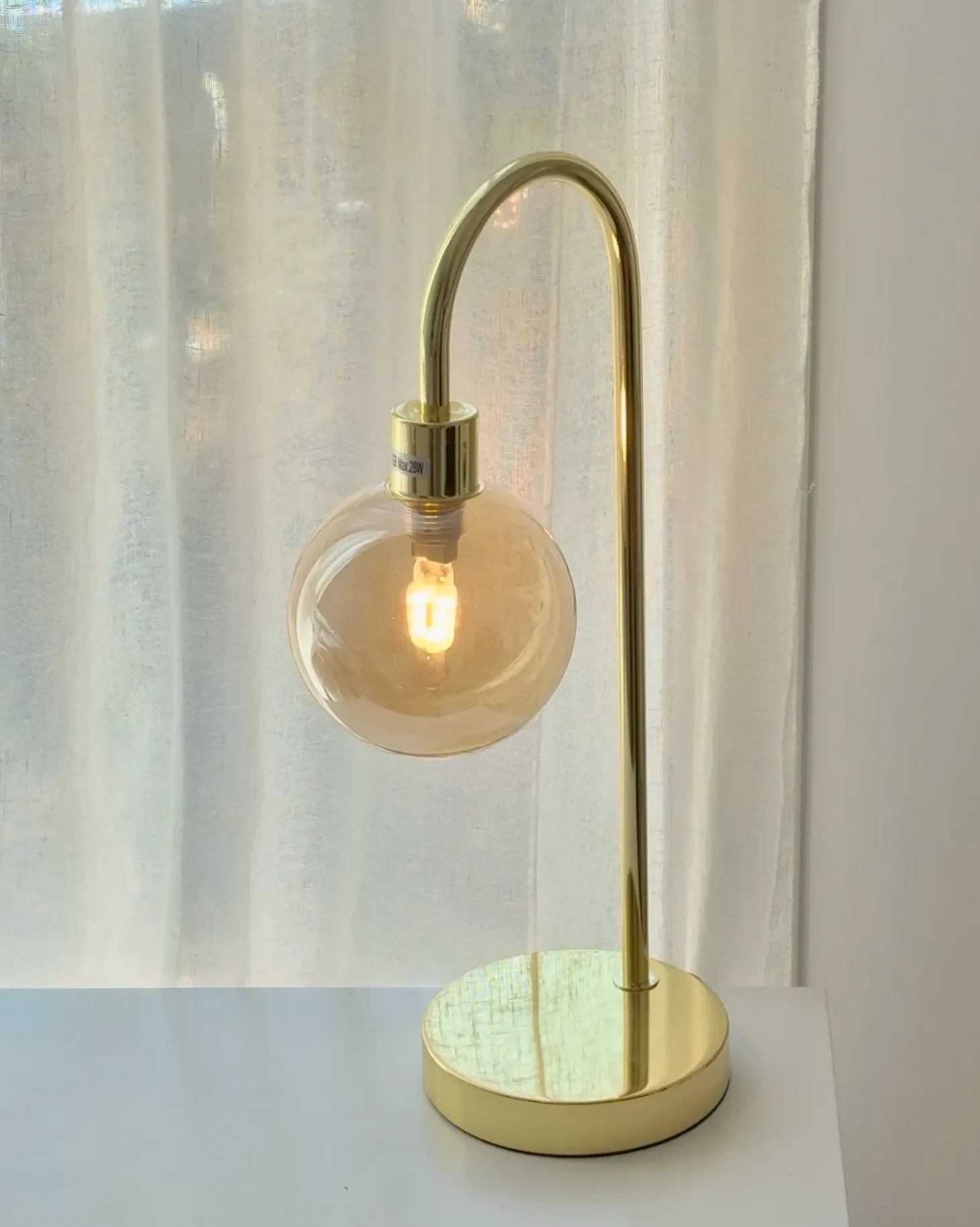 Lampa stołowa RAMIS Metal Złoty