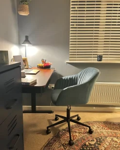 Lampa stołowa RIMAVA Regulowana Metal Niebieski