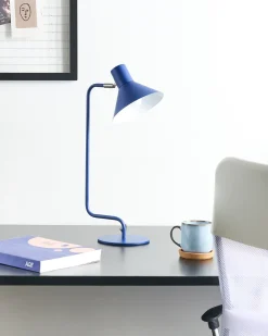 Lampa stołowa RIMAVA Regulowana Metal Niebieski