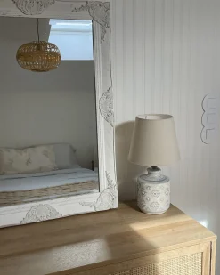 Lampa stołowa ROSANNA Ceramika Beżowy
