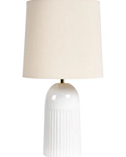 Lampa stołowa SALIENTE Ceramika Złamana biel