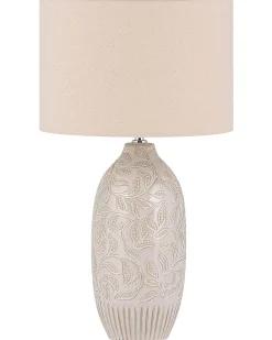 Lampa stołowa SALZA Ceramika Beżowy