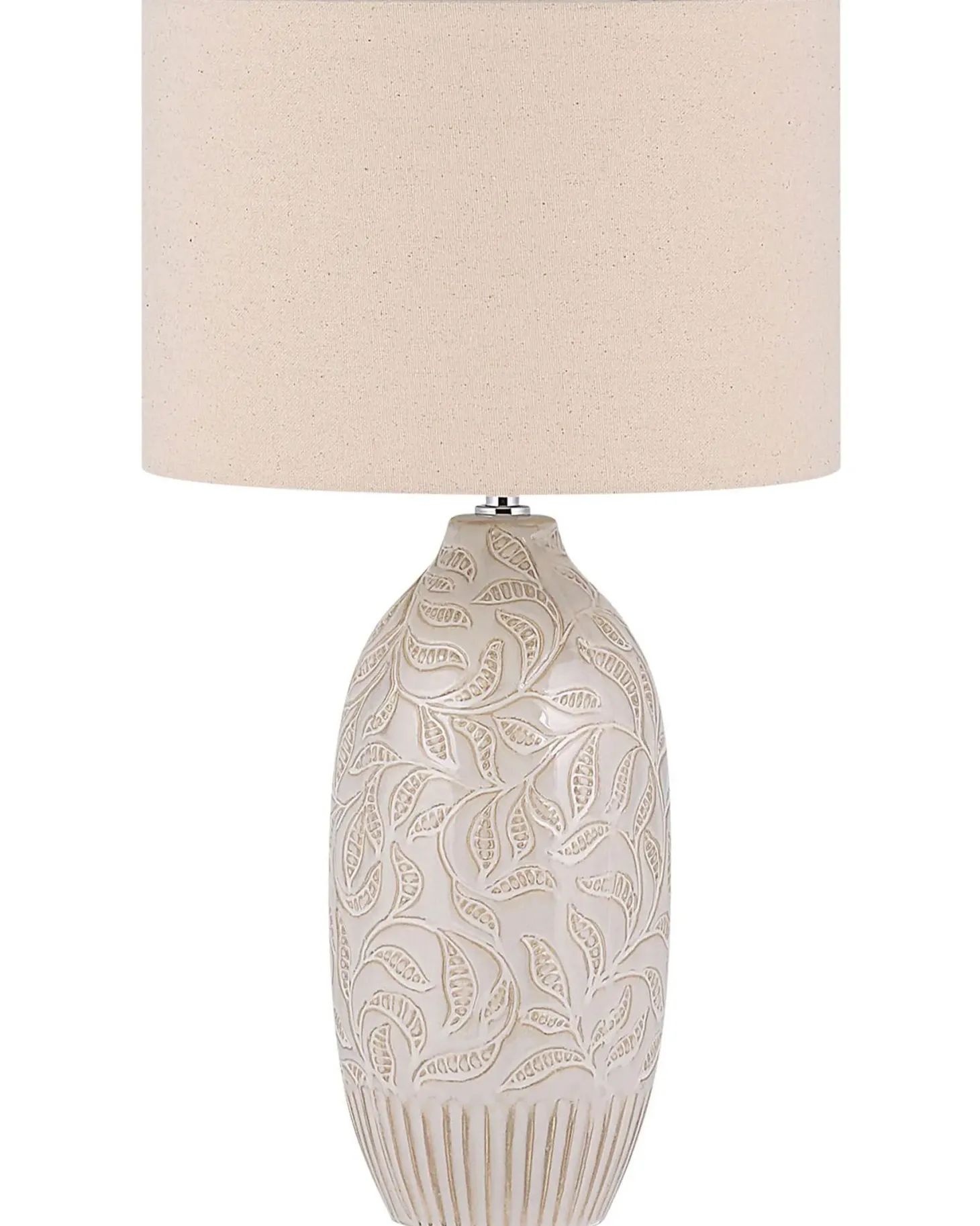Lampa stołowa SALZA Ceramika Beżowy