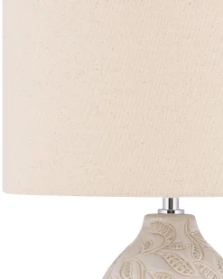 Lampa stołowa SALZA Ceramika Beżowy