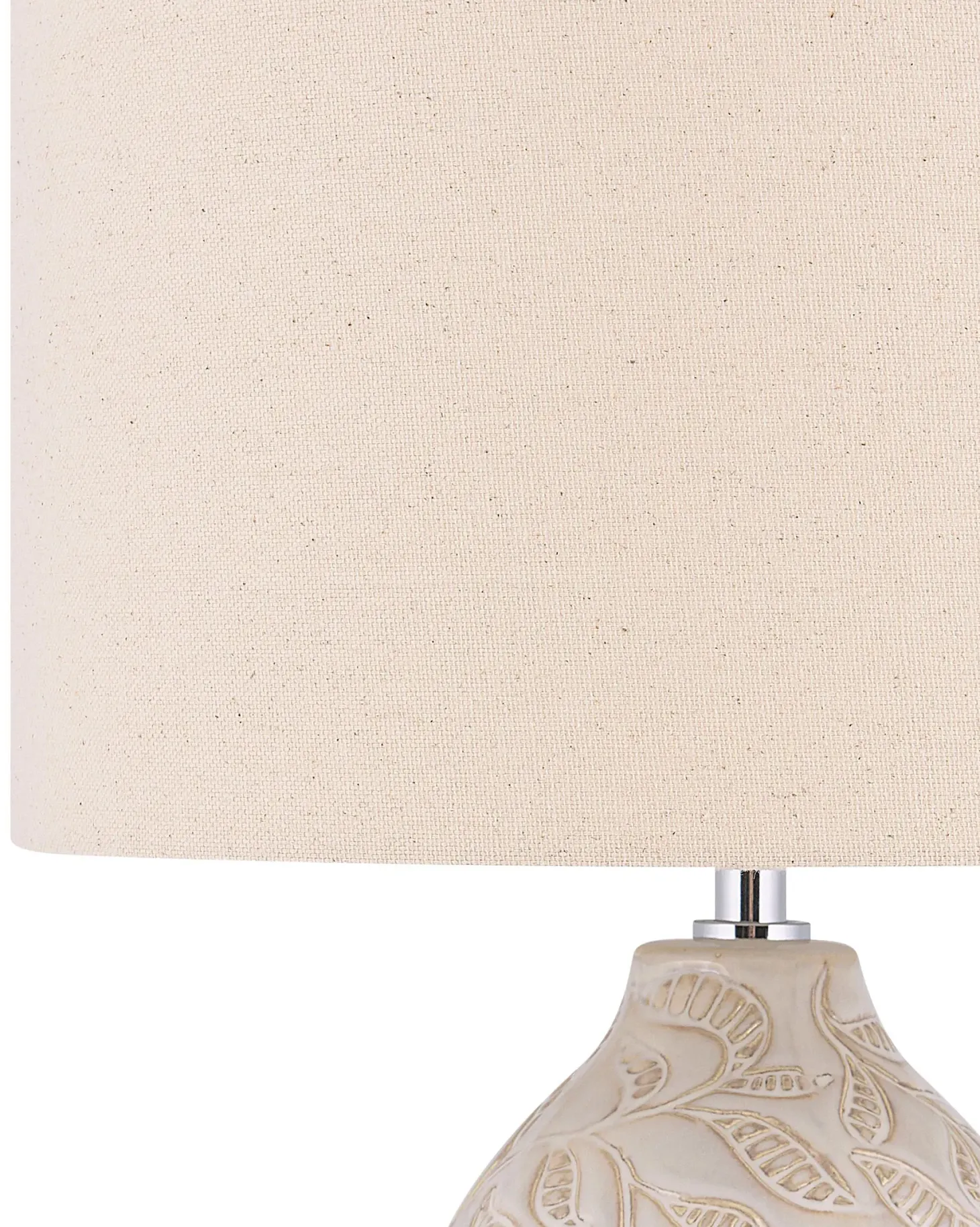 Lampa stołowa SALZA Ceramika Beżowy