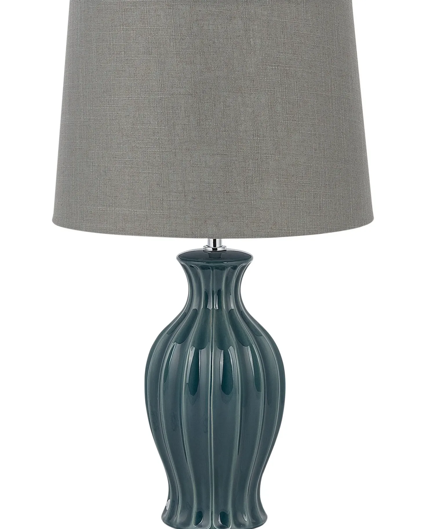 Lampa stołowa SAMINA Ceramika Zielony