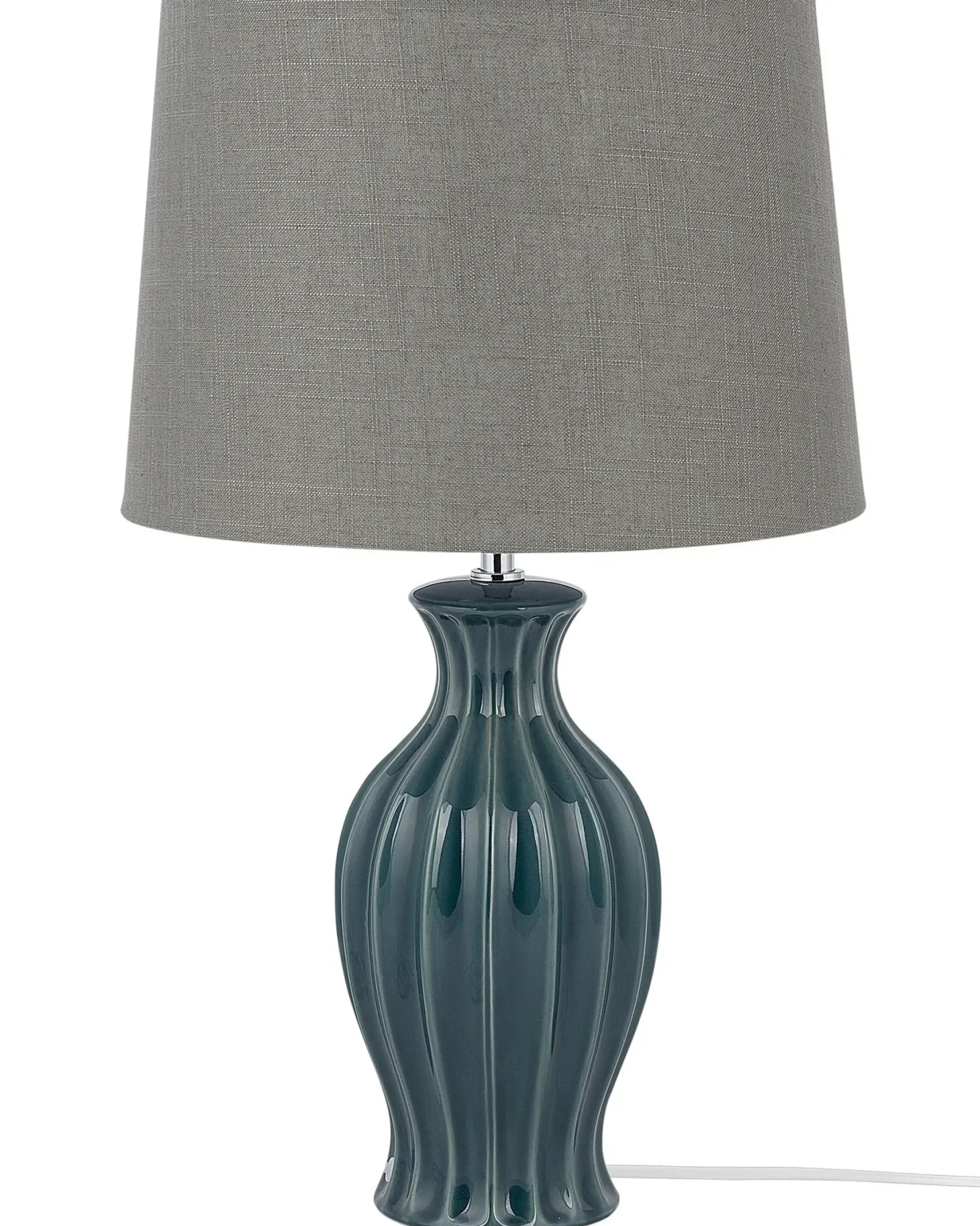 Lampa stołowa SAMINA Ceramika Zielony