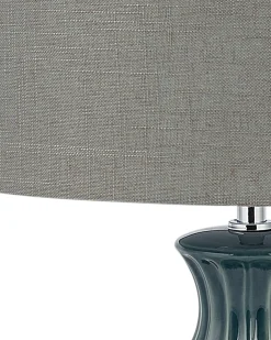 Lampa stołowa SAMINA Ceramika Zielony