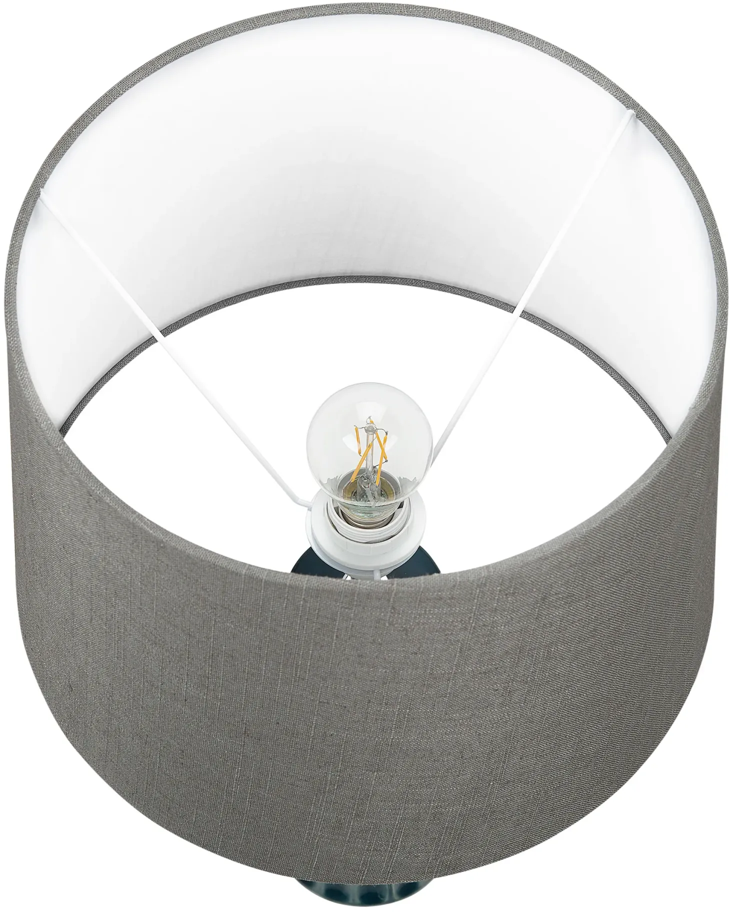Lampa stołowa SAMINA Ceramika Zielony