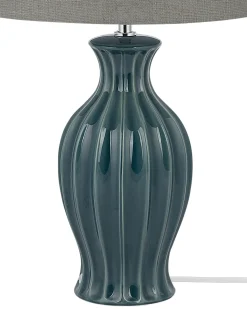 Lampa stołowa SAMINA Ceramika Zielony