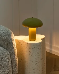 Lampa stołowa SANYA Metal Oliwkowy