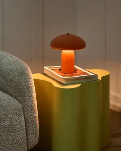 Lampa stołowa SANYA Metal Pomarańczowy