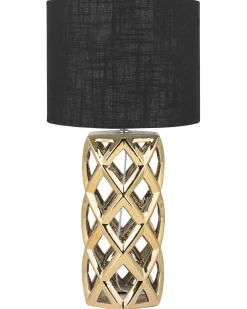 Lampa stołowa SELJA Ceramika Złoty