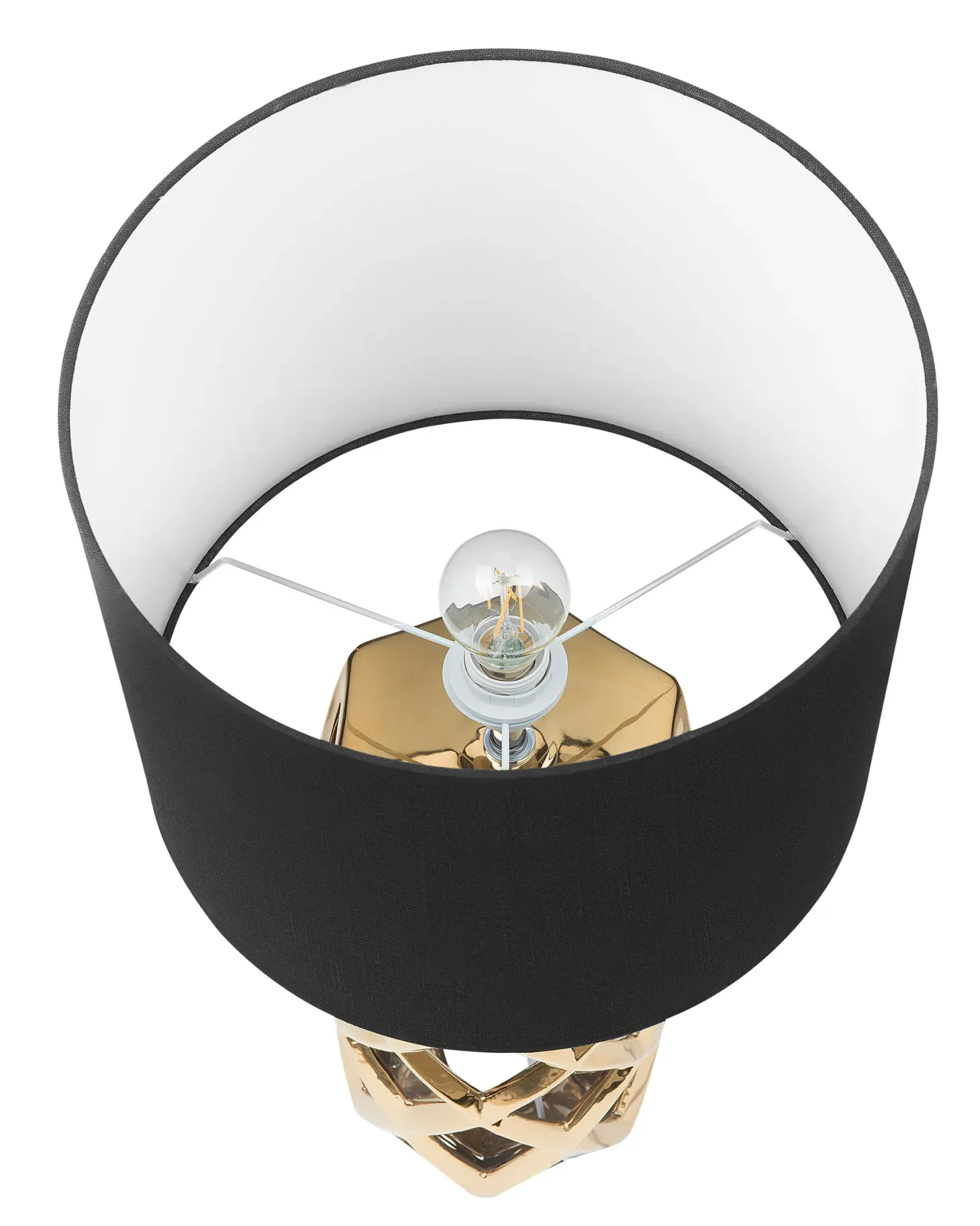 Lampa stołowa SELJA Ceramika Złoty