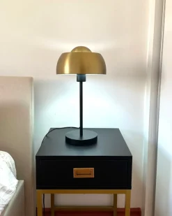 Lampa stołowa SENETTE Metal Czarny/ złoty