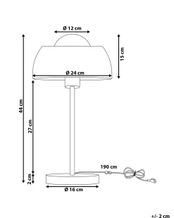 Lampa stołowa SENETTE Metal Złoty