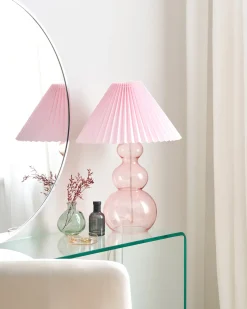 Lampa stołowa SENGWA Szkło Różowy