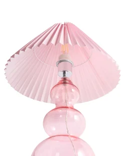 Lampa stołowa SENGWA Szkło Różowy