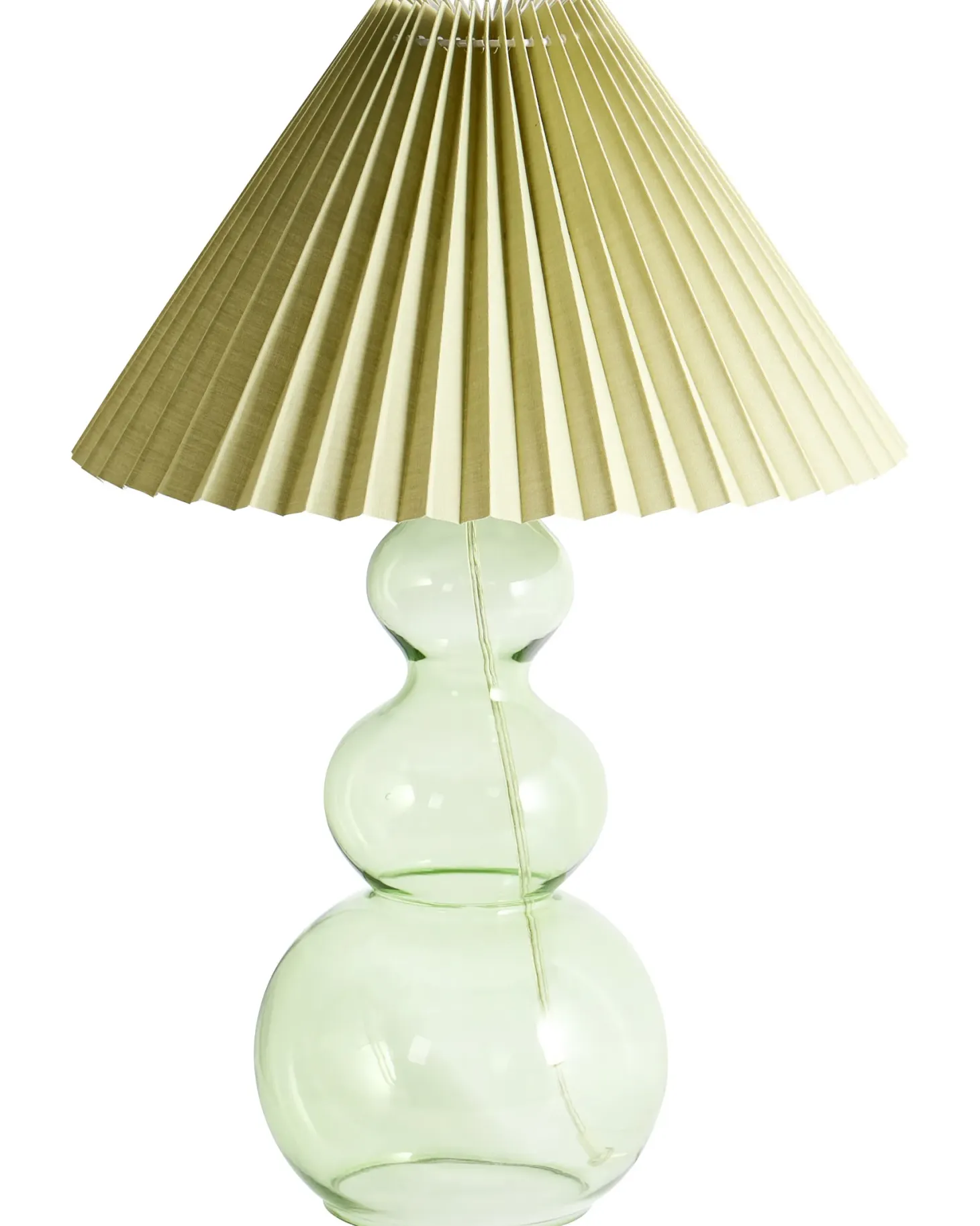 Lampa stołowa SENGWA Szkło Zielony