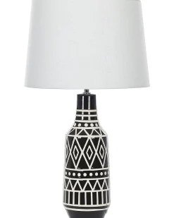 Lampa stołowa SHEBELLE Ceramika Czarny