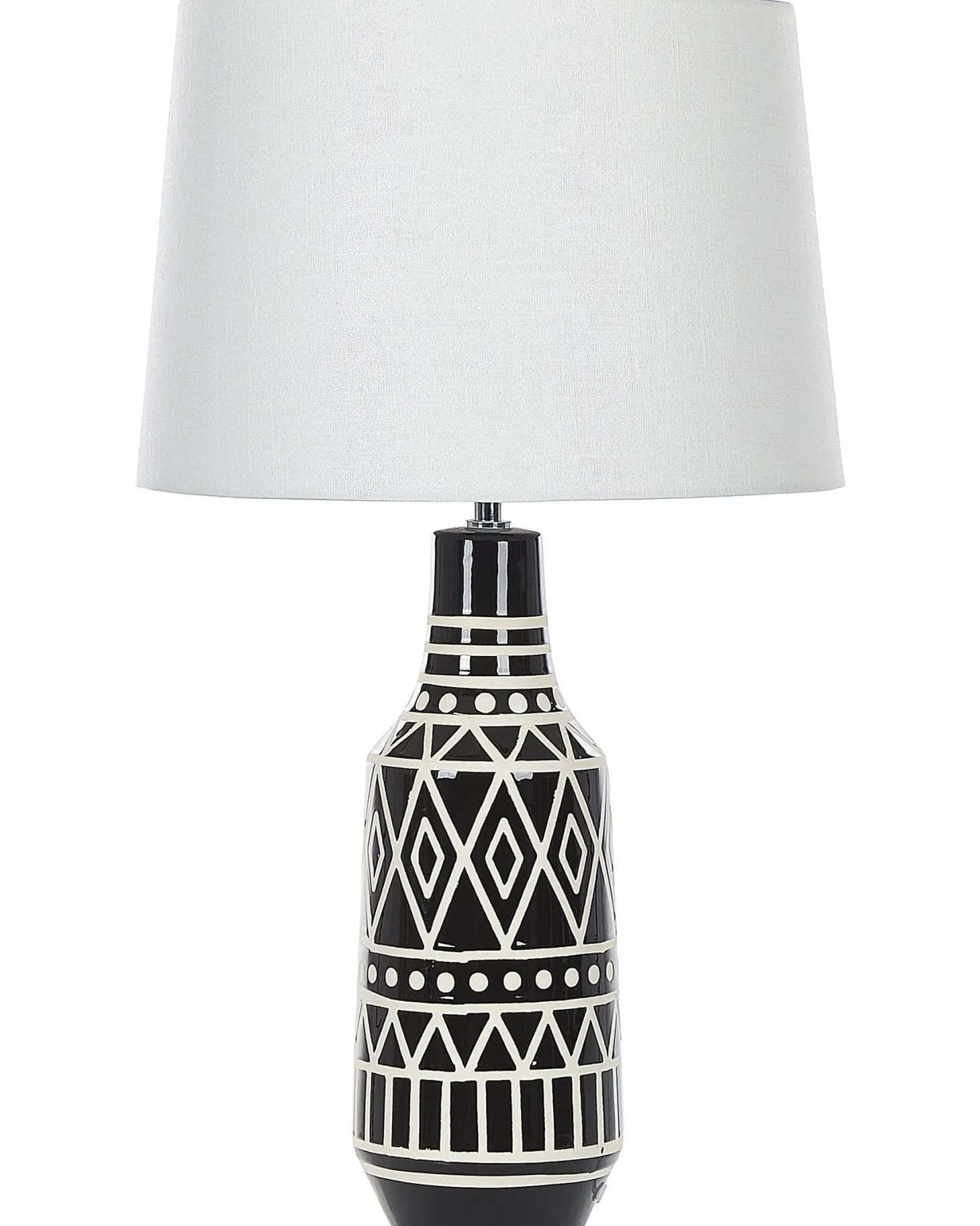 Lampa stołowa SHEBELLE Ceramika Czarny